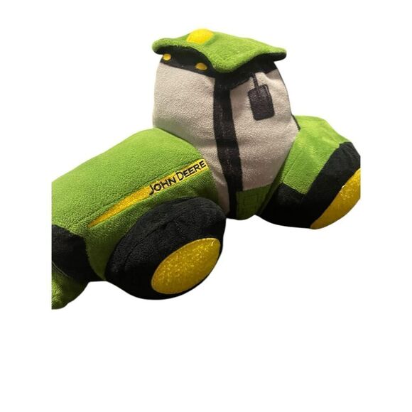 John Deere Kids Green Tractor Pillow Plush Stuffed Toy - Picture 4 of 12